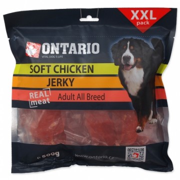 Лакомства для собак : Ontario Soft Chicken Jerky, 500 г