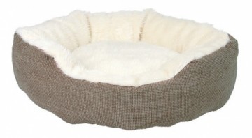 Animal bed : Trixie Yuma 45cm, brown|wool:white