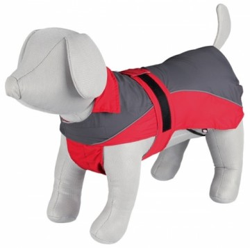 Clothing for dogs - Trixie Lorient raincoat, M: 45 cm, red|grey