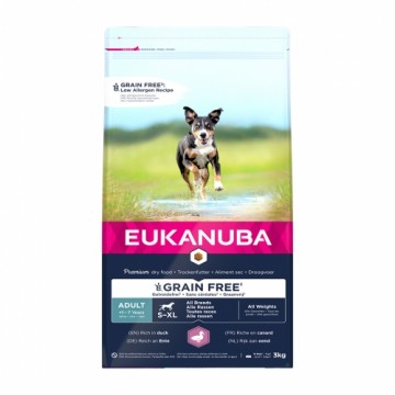 Сухой корм для собак - Eukanuba Adult Grain Free All Breed Duck, 3 кг