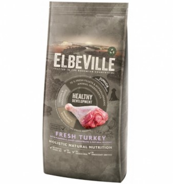 Sausa barība kucēniem - ELBEVILLE Puppy and Junior Large Fresh Turkey Healthy Development 20 kg