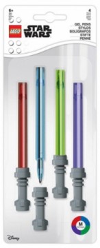 LEGO 52875 Star Wars Lightsaber Gēla Pildspalvas 4 gab