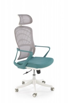 Halmar VESUVIO 2 office chair, turquoise / white