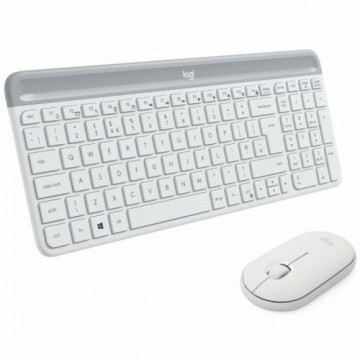 Keyboard Logitech 920-009197 White QWERTY