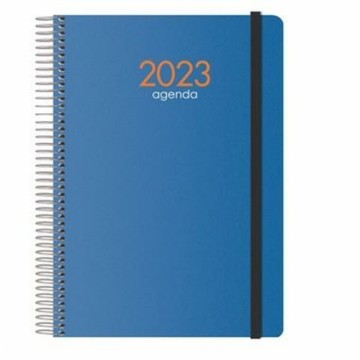 Diary DOHE SYNCRO Blue Quarto 15 x 21 cm 2023