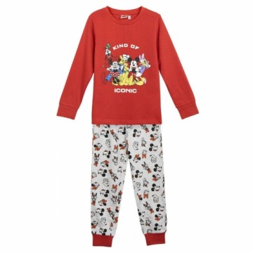 Pajama Bērnu Mickey Mouse Sarkans