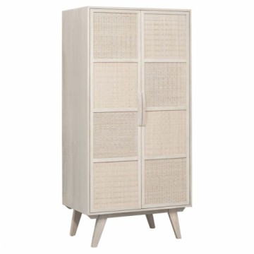 Sideboard Home ESPRIT White Rattan Mango wood 87 x 55 x 178 cm