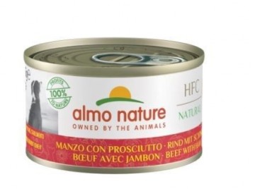 ALMO Nature HFC NATURAL beef and ham - wet dog food - 95 g