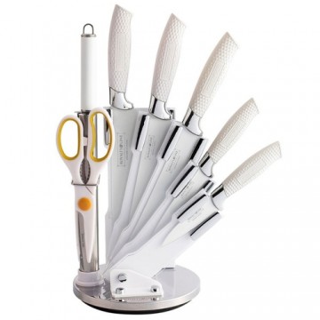 Royalty Line Royalty-Line RL-WHT8-W, Knife set 8 pieces with spinning rack