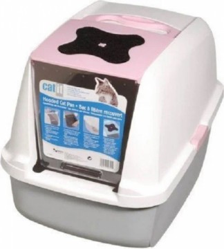 Closed cat toilet - Hagen Toilet CatIt Design pink, 56cm*38cm*48cm