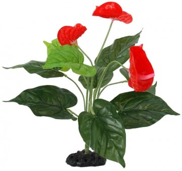 Terrarium decor : Repti Planet Anthurium flower, 40 cm