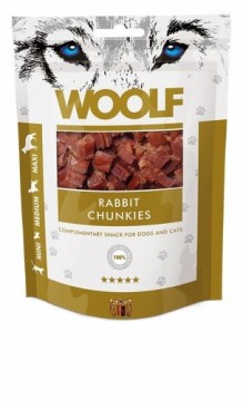 WOOLF Rabbit Chunkies - dog and cat treat - 100 g