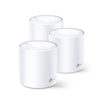 TP-Link Deco X60 WiFi 6 Mesh System, 3er Set AX3000 Dual-Band, 2x Gb LAN/WAN (pro Einheit)