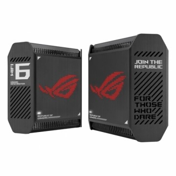 ASUS ROG Rapture GT6 WiFi 6 Mesh System Schwarz Promo 1x Router + 1x Satellit, AX10000 Tri-Band, 3x Gigabit LAN (pro Einheit)