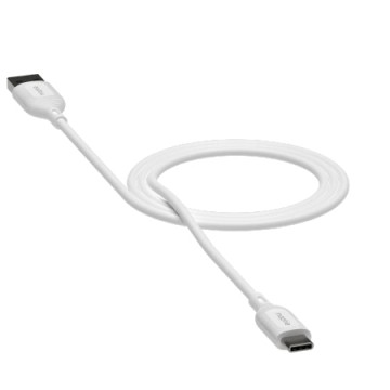 Mophie Charge Essentials USB-A - USB-C Cable 1m - White