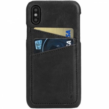 Krusell iPhone X Sunne 2 Card 61102 czarny|black BackCover