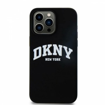 DKNY DKHMP16XSNYACH iPhone 16 Pro Max 6.9" czarny|black hardcase Silicone White Printed Logo MagSafe