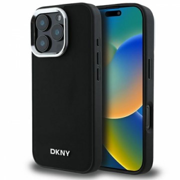 DKNY DKHMP16XPSCMCLK iPhone 16 Pro Max 6.9" czarny|black hardcase Plain Silver Logo MagSafe