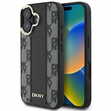 DKNY DKHMP16SPCPVSLK iPhone 16 6.1" czarny|black hardcase Checkered Pattern Magsafe