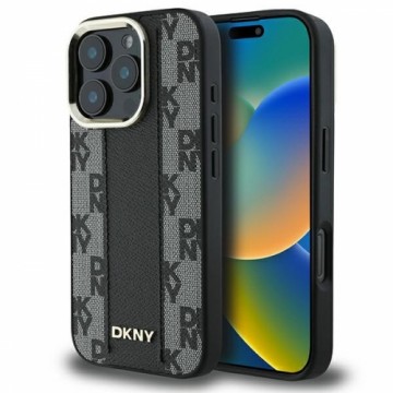 DKNY DKHMP16LPCPVSLK iPhone 16 Pro 6.3" czarny|black hardcase Checkered Pattern Magsafe