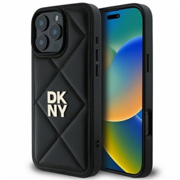 DKNY DKHCP16XPQDSLK iPhone 16 Pro Max 6.9" czarny|black Quilted Stack Logo