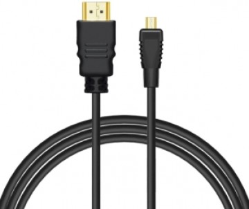 Kabelis Savio HDMI Male - Micro HDMI Male 1.5m Male