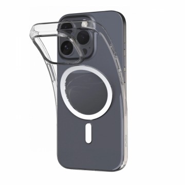 Puro 03 Mag MagSafe Silicone Case for iPhone 16 Pro - Transparent