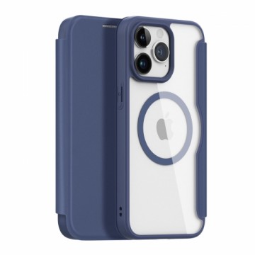 iPhone 15 Pro Magnetic MagSafe Flip Case Dux Ducis Skin X Pro - Blue