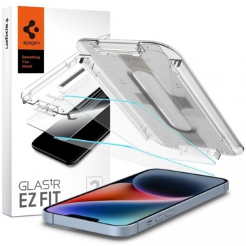 Tempered glass for iPhone 13 | 13 Pro | 14 with Spigen Glas.tR EZ FIT applicator (2 pcs.)