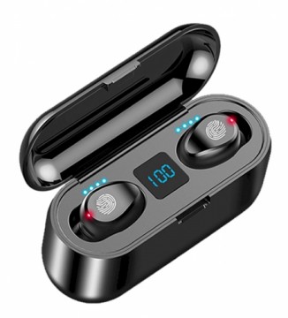 Fusion Accessories Fusion ZS2P Airpods Bluetooth 5.0 Austiņas ar Mikrofonu melnas