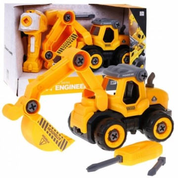 Lei Meng LM8011-YZ-1 Construction Truck Building Model Set with Screwdriver and Drill