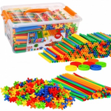 RoGer Set of Construction Straws 800 pcs.