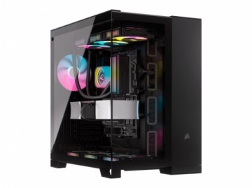 Corsair   6500X Mid-Tower Dual Chamber PC Case, Black/Obsidian Aluminum