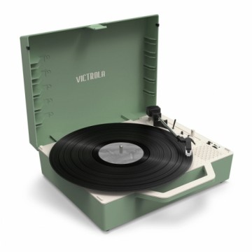 Record Player Victrola Re-Spin Green