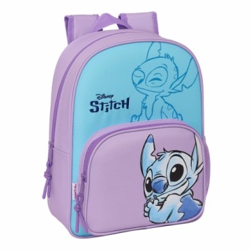 Школьный рюкзак Stitch Sweet Синий Лиловый 26 x 34 x 11 cm