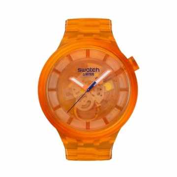 Vīriešu Pulkstenis Swatch SB05O103 Oranžs (Ø 47 mm)