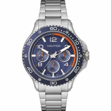 Men's Watch Nautica PIER 25 Silver (Ø 47 mm)