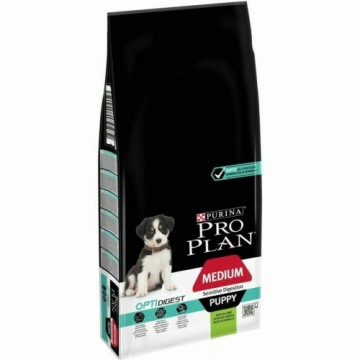 Lopbarība Purina Pro Plan Medium Puppy Sensitiv Optidigest Bērns/Juniors Jēra gaļa 12 kg