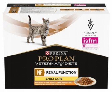 PURINA Feline Veterinary Diets NF Renal Function Chicken - wet cat food - 10x85 g