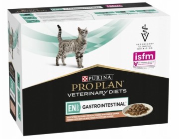 PURINA Pro Plan Veterinary Diets EN St/Ox Gastrointestinal Salmon - wet cat food - 10x85 g