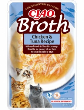 INABA Ciao Broth Chicken & Tuna - cat treats - 40g