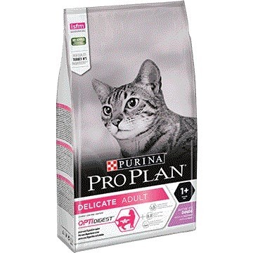 Purina PRO PLAN DELICATE Adult cats dry food 400 g Turkey