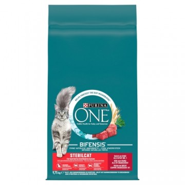 Purina Nestle PURINA One Sterilcat Wołowina - dry cat food - 9,75kg