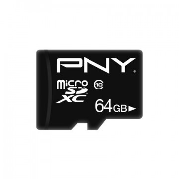 Pny Technologies Karta pamięci PNY Performance Plus microSDXC 64 GB