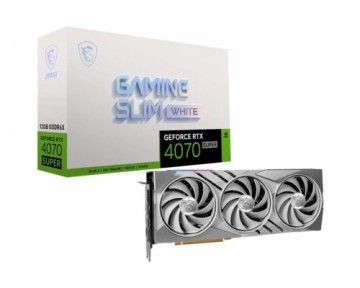 Karta graficzna MSI GeForce RTX 4070 SUPER 12GB GAMING SLIM WHITE