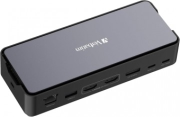 USB centrmezgls Verbatim USB-C Pro Docking Station 15 in 1 with 256 GB SSD