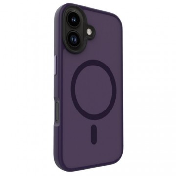 Evelatus Premium Apple iPhone 16 Hybrid Back Case With Magsafe & Camera shield Purple