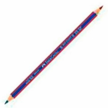 Colouring pencils Faber-Castell 116000 Blue Red (12 Units)