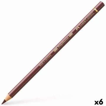 Pencil Faber-Castell Polychromos 176 Van-Dyck Brown (6 Units)