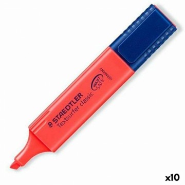 Fluorescējošs Marķieris Staedtler Textsurfer Classic Sarkans 10 gb.